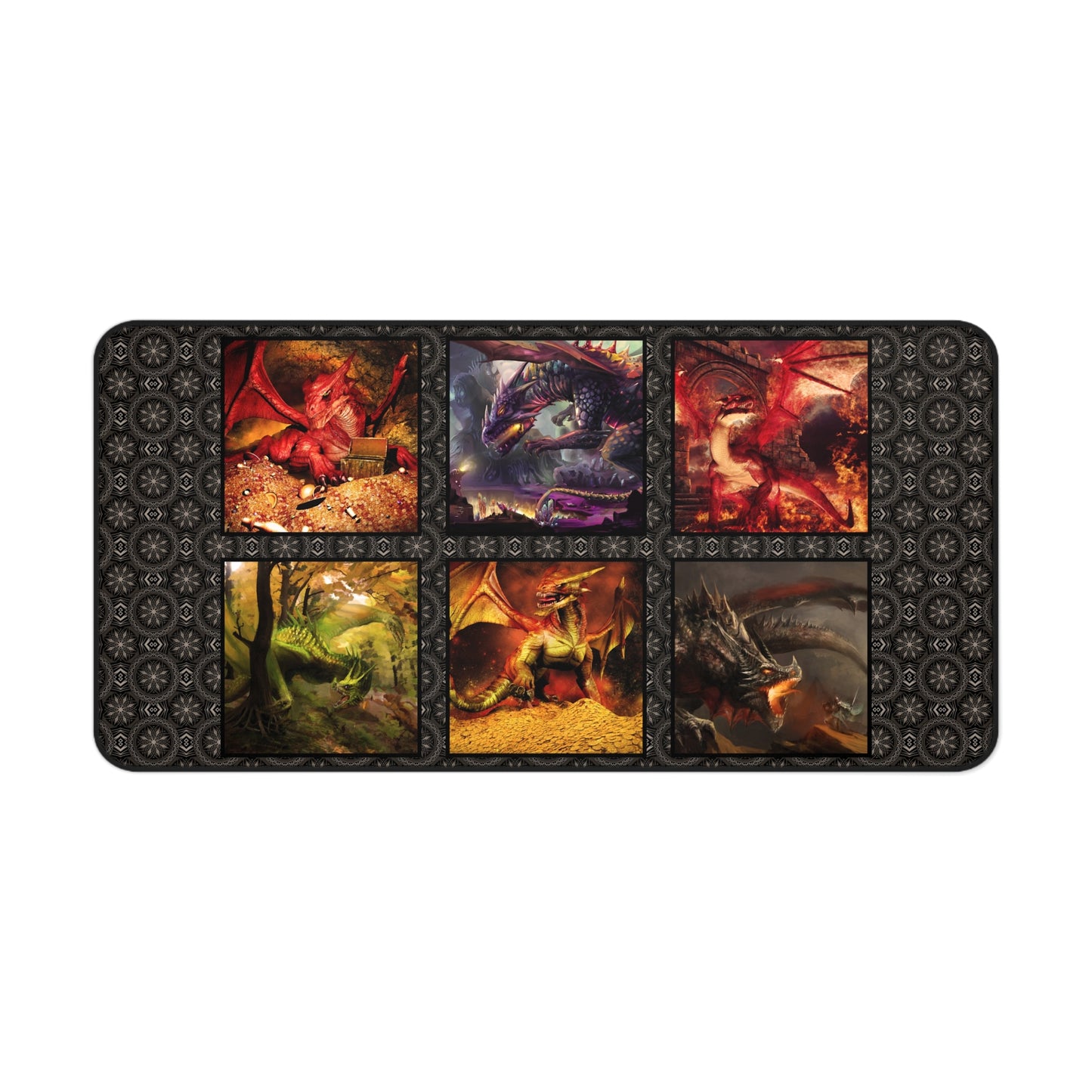 Desk Mat (23x13):  Dragons [Dragon Scenes]