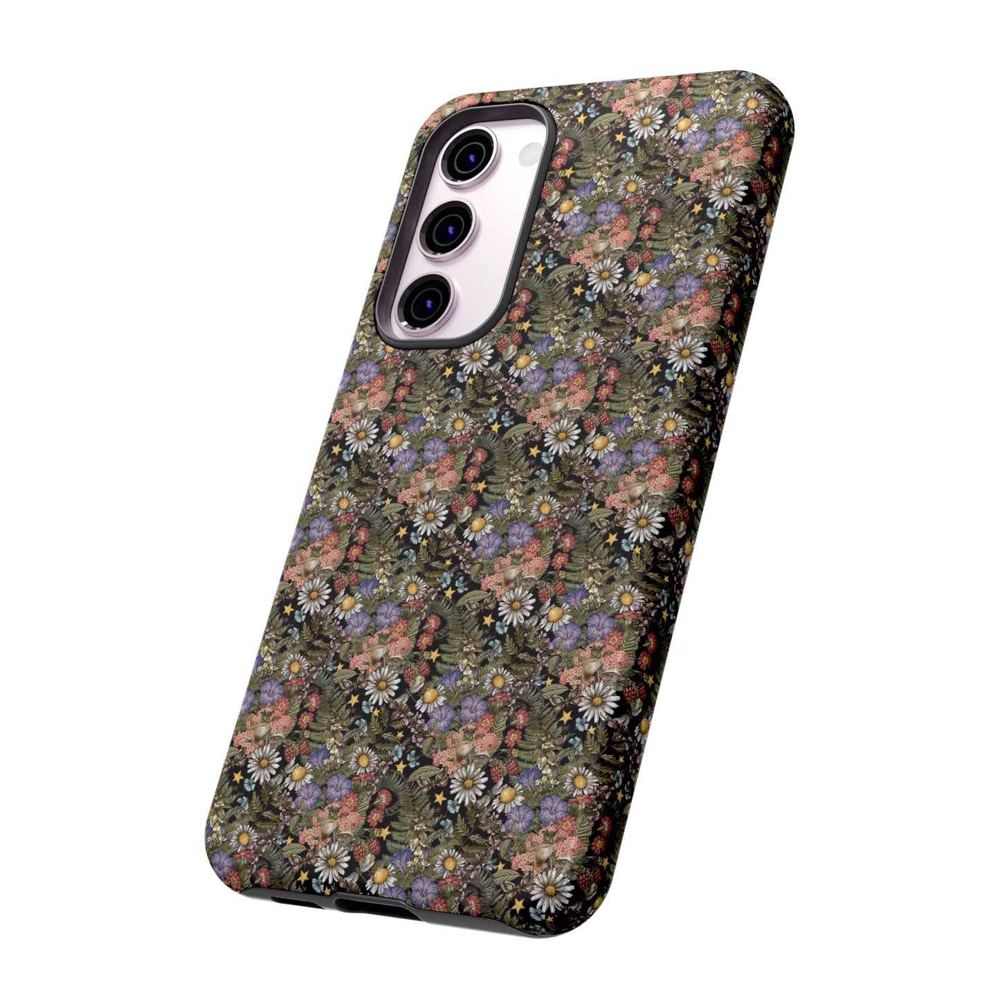 Samsung Galaxy S23 - Tough Case-Phone Case: The Sun, The Moon And The Stars [Flowers]