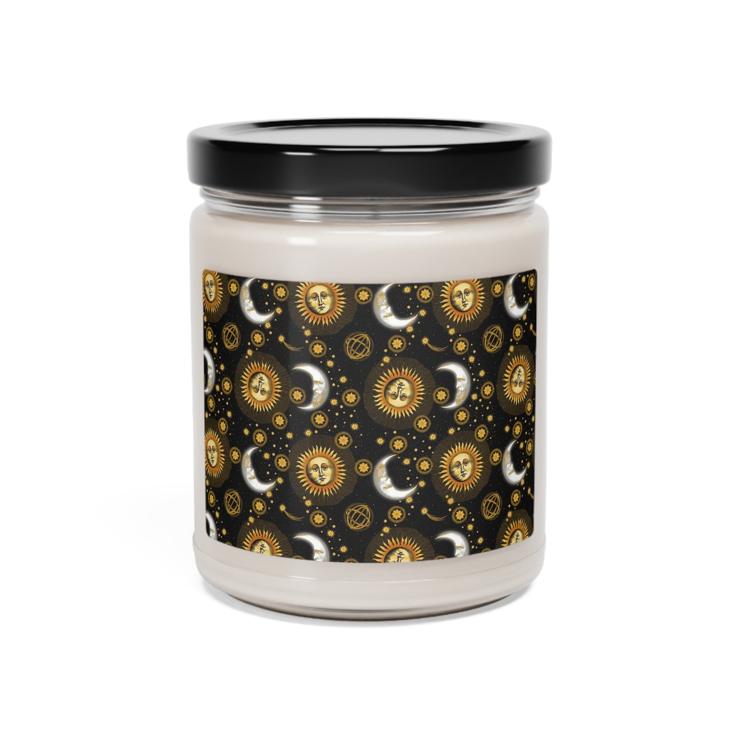 Scented Soy Candle($18.65) - Celestial [Sun, Moon Stars-Black]