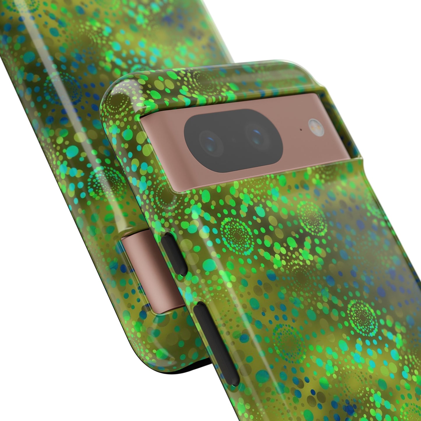 Google Pixel Tough Case-Phone Case: Dreamscapes [Green Kaleidoscope]