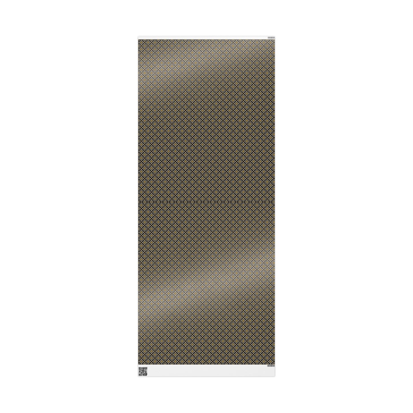 Wrapping Paper:  Celestial [Black/Gold Starbursts]
