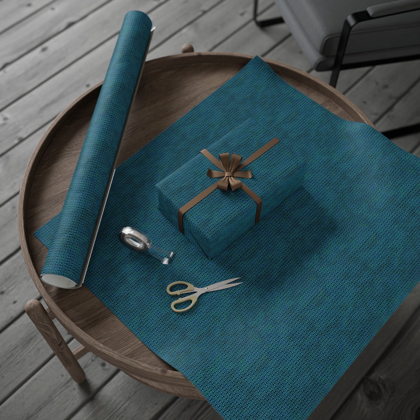 Wrapping Paper:  Sci-Fi [Blue Arrows]