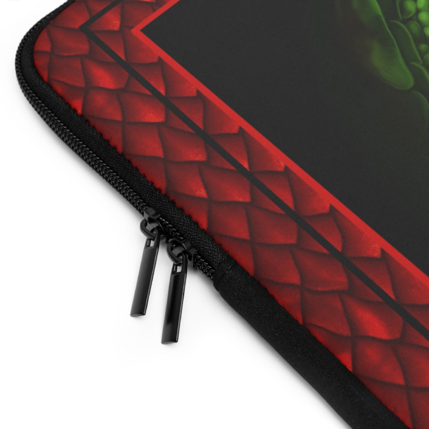 Laptop Sleeve  (Sizes:  13", 15", 17") [Dragons:  Red Scales-Gree Eye-Orange]