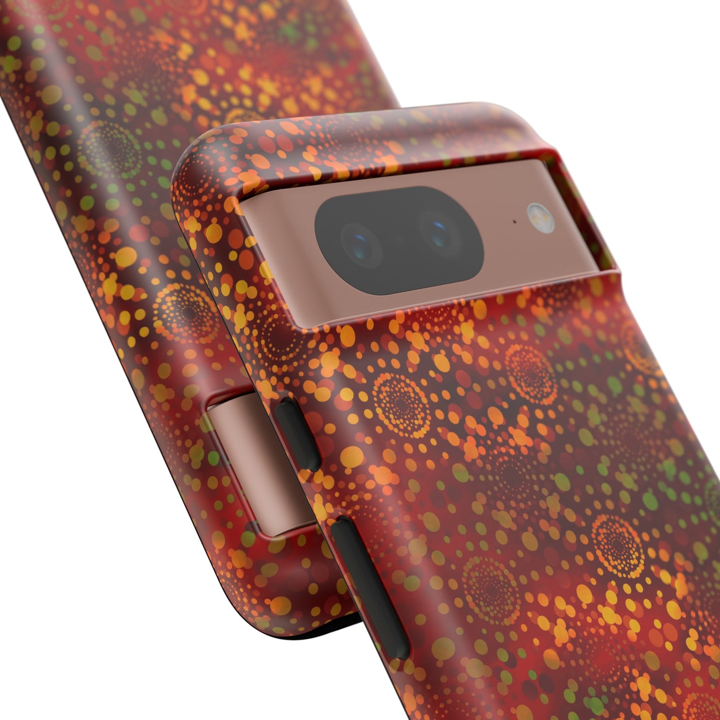 Google Pixel Tough Case-Phone Case: Dreamscapes [Red Kaliedoscope]
