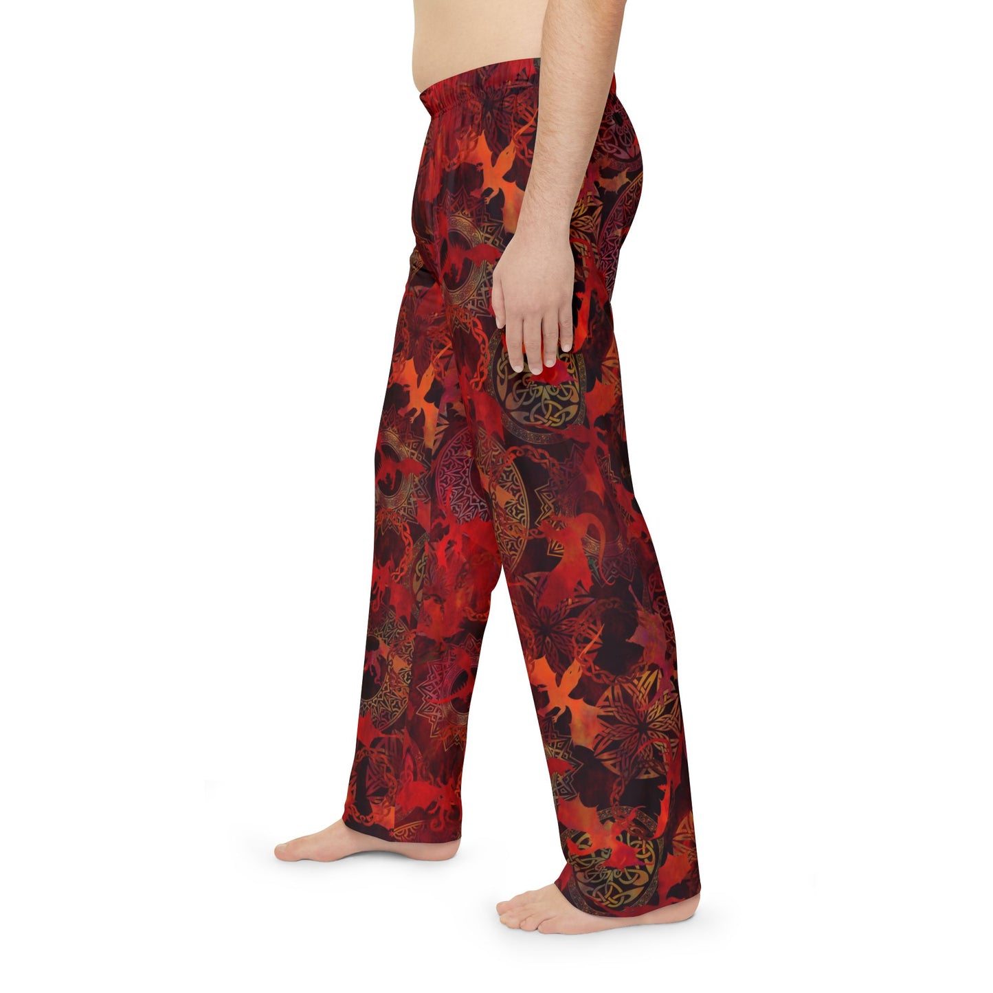 Pajama Pants:  "Dragons" [Red Fury]