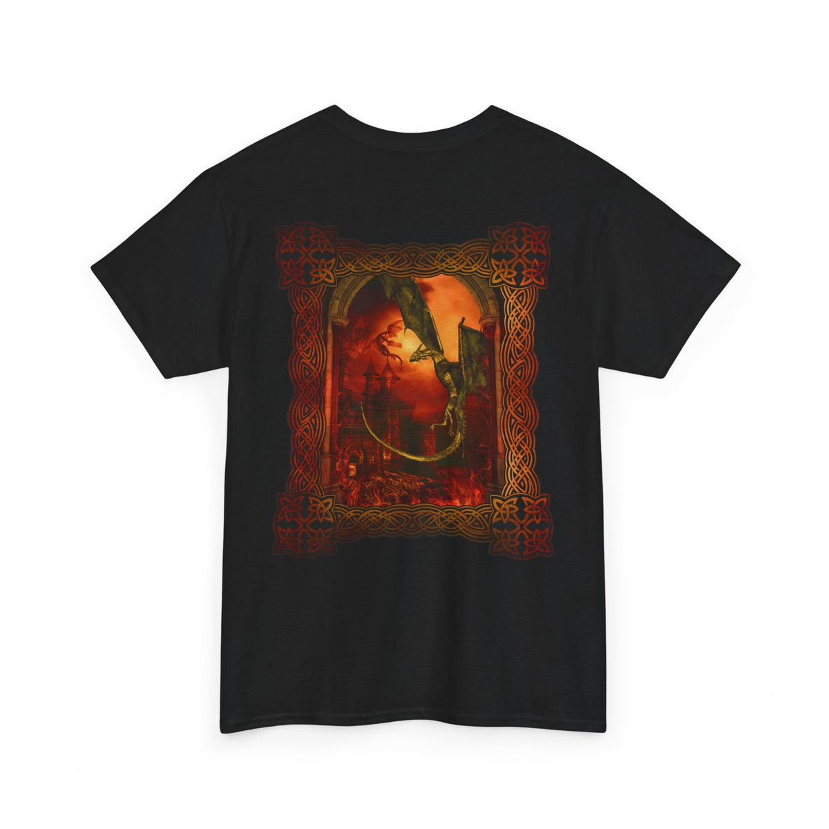 Cotton Tee-Shirt:  Dragons [Red Fury]
