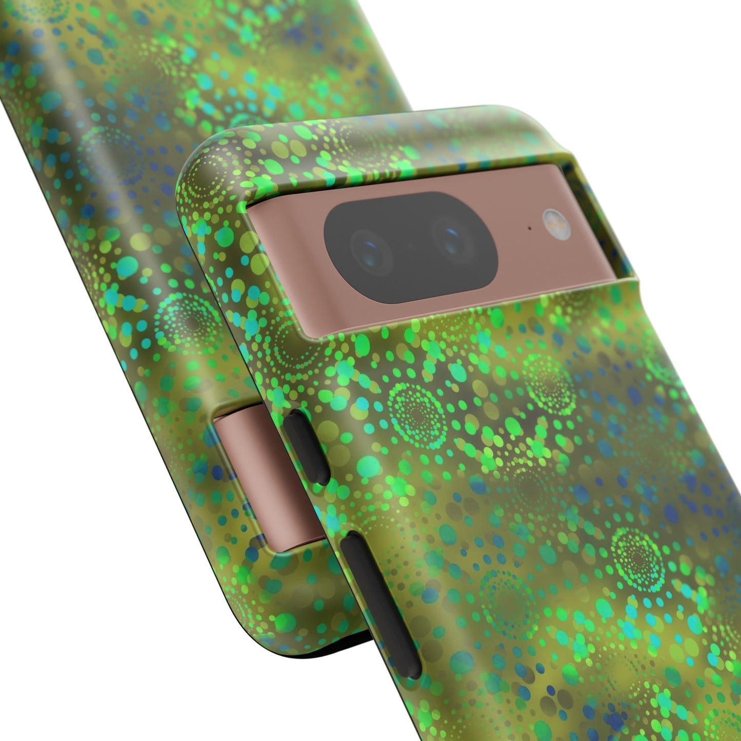 Google Pixel Tough Case-Phone Case: Dreamscapes [Green Kaleidoscope]