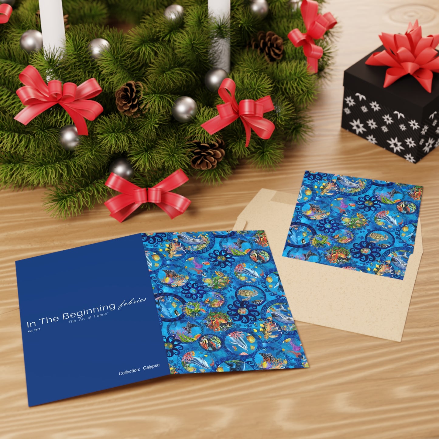 NOTE CARDS: CALYPSO [Undersea Life-Circles]