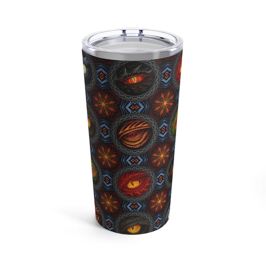 Thermal Tumbler:  20 oz:  Dragon Eyes