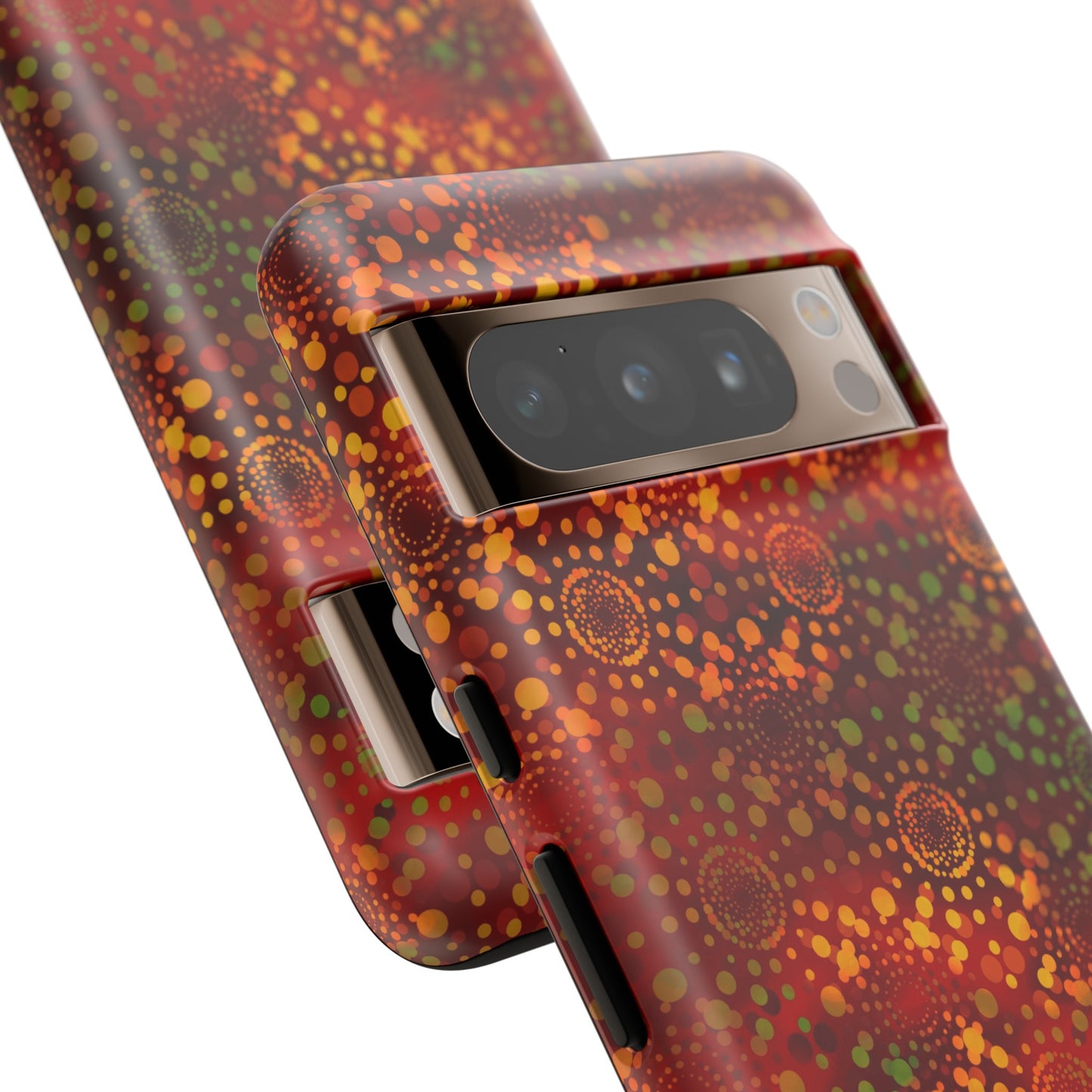 Google Pixel Tough Case-Phone Case: Dreamscapes [Red Kaliedoscope]