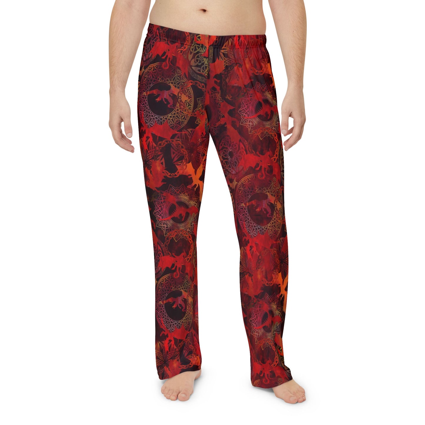 Pajama Pants:  "Dragons" [Red Fury]