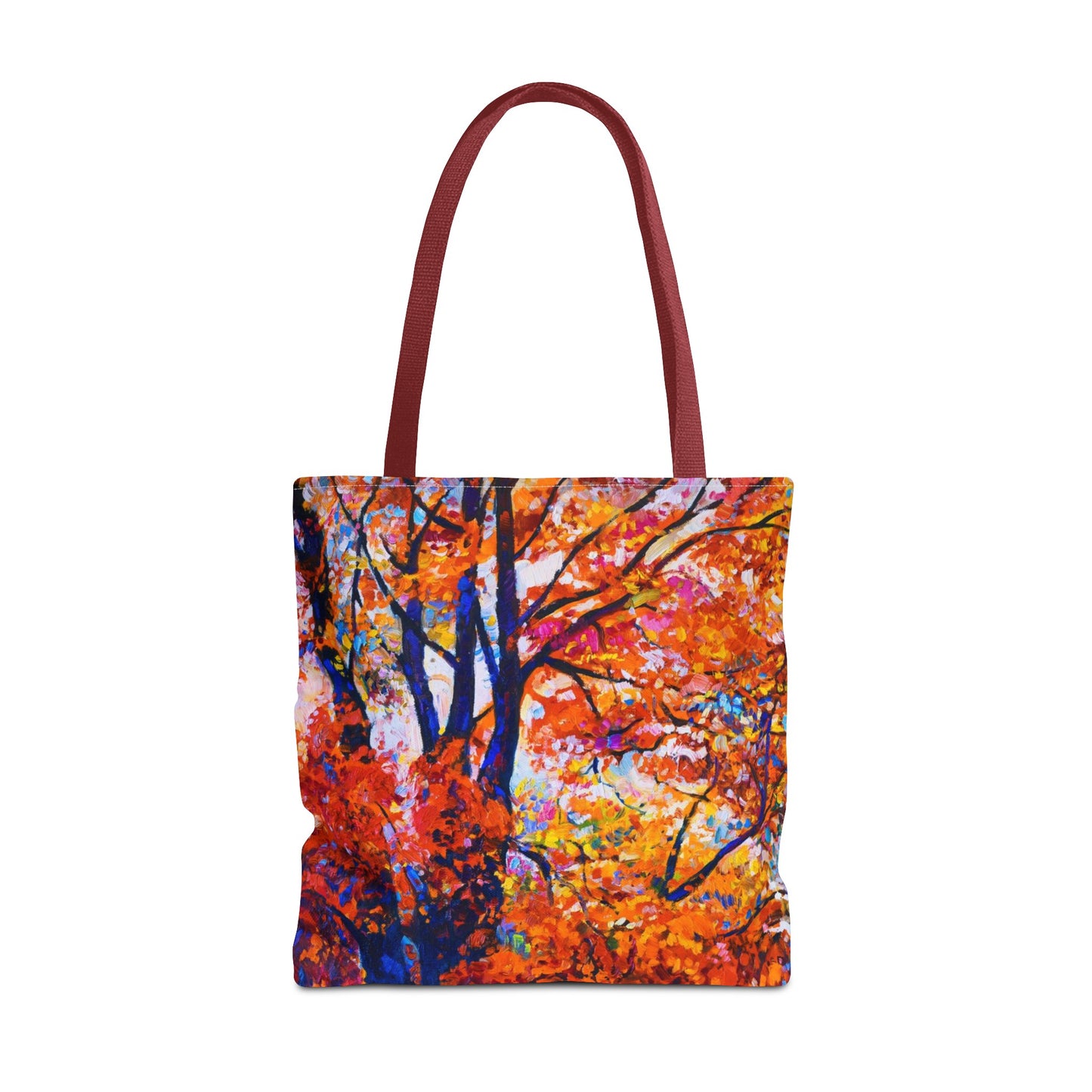 Tote Bag: Large-18x18; Year Of Art [Fall Trees-Full Panel]