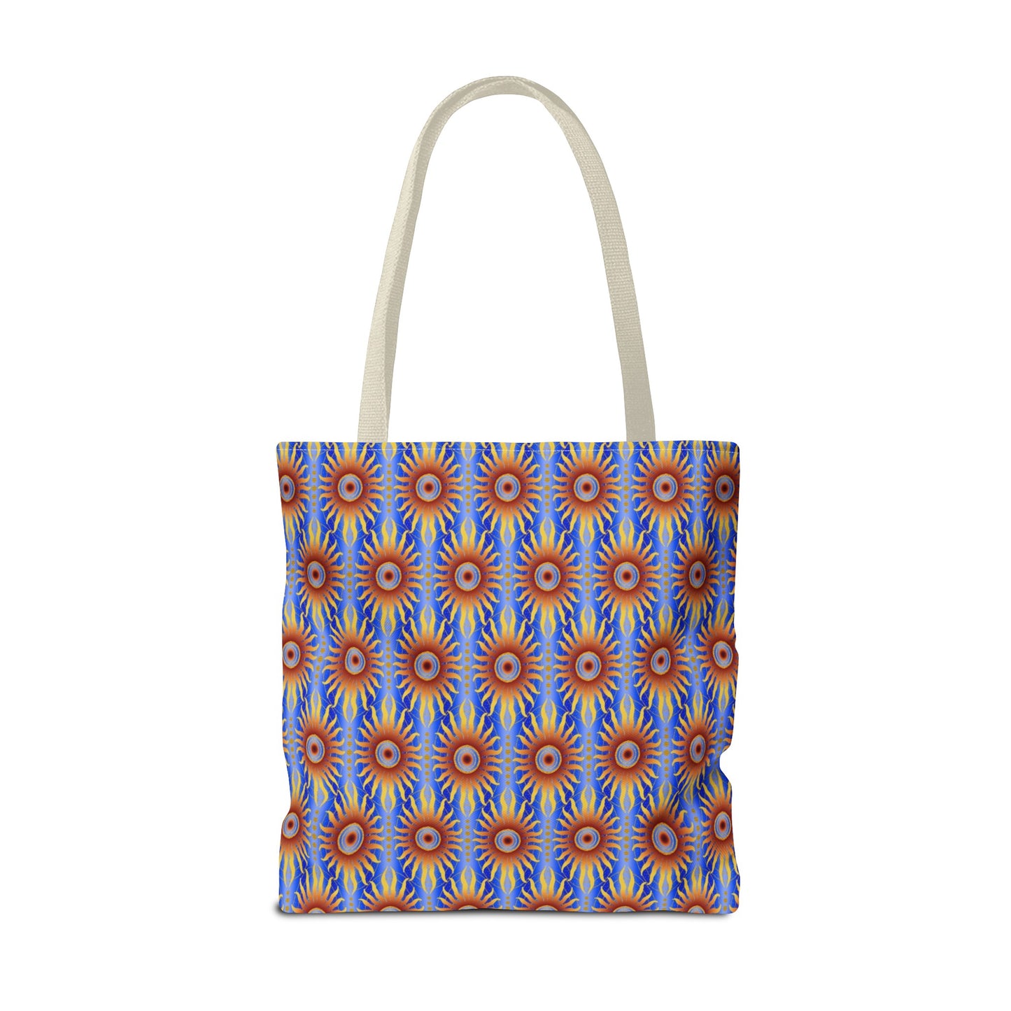 Tote Bag: Large:  ($24.23) - Celestial [Crimson/Blue-Sunbursts]