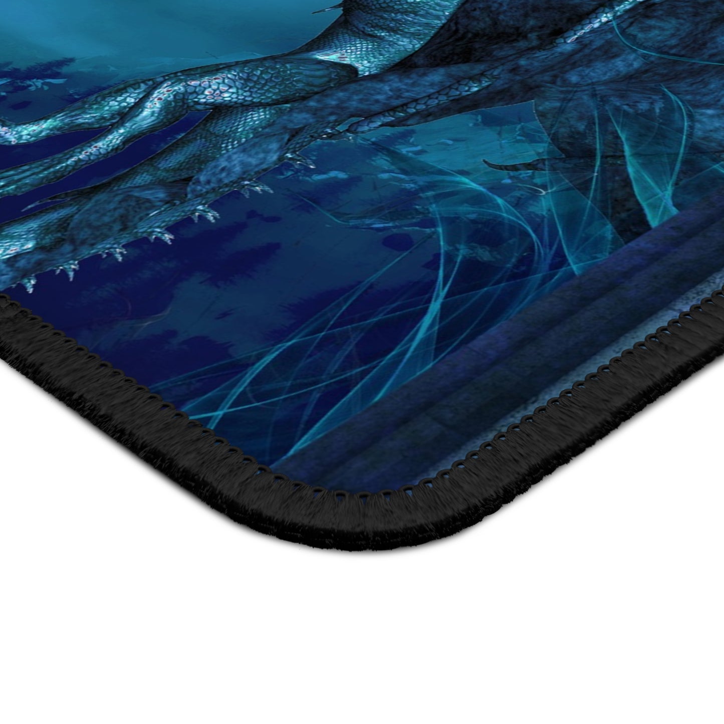 Mouse Pad-Gaming;  9x7:  Dragons [Blue Fury]