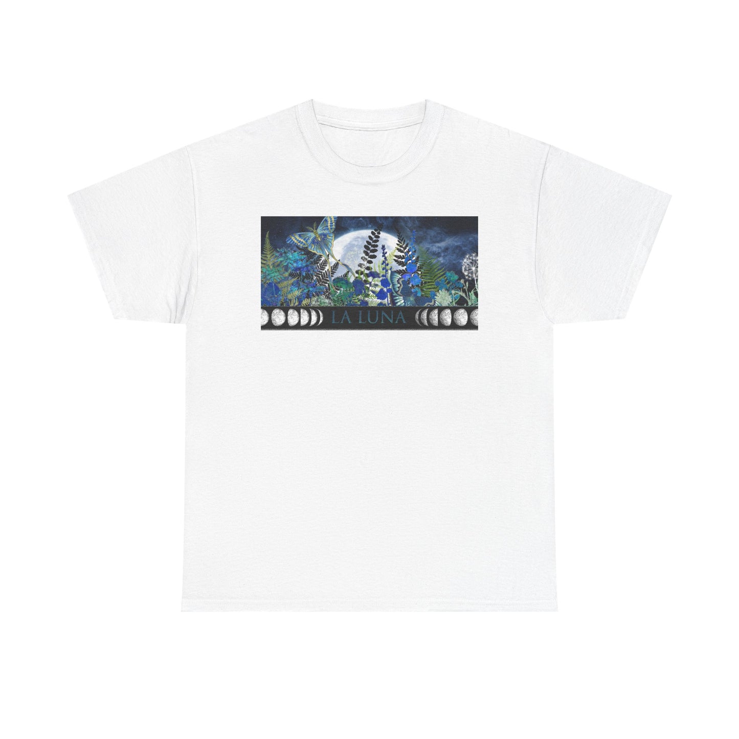 Moon Phases Graphic Tee — Celestial Turtle Night Sky T-Shirt
