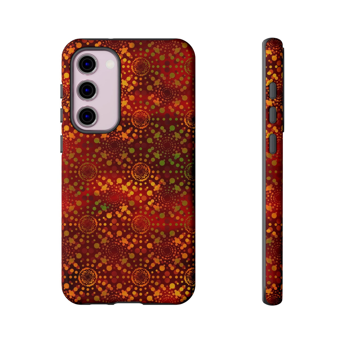Samsung Galaxy S23 - Tough Phone Case: Dreamscapes [Red Kaleidoscope]
