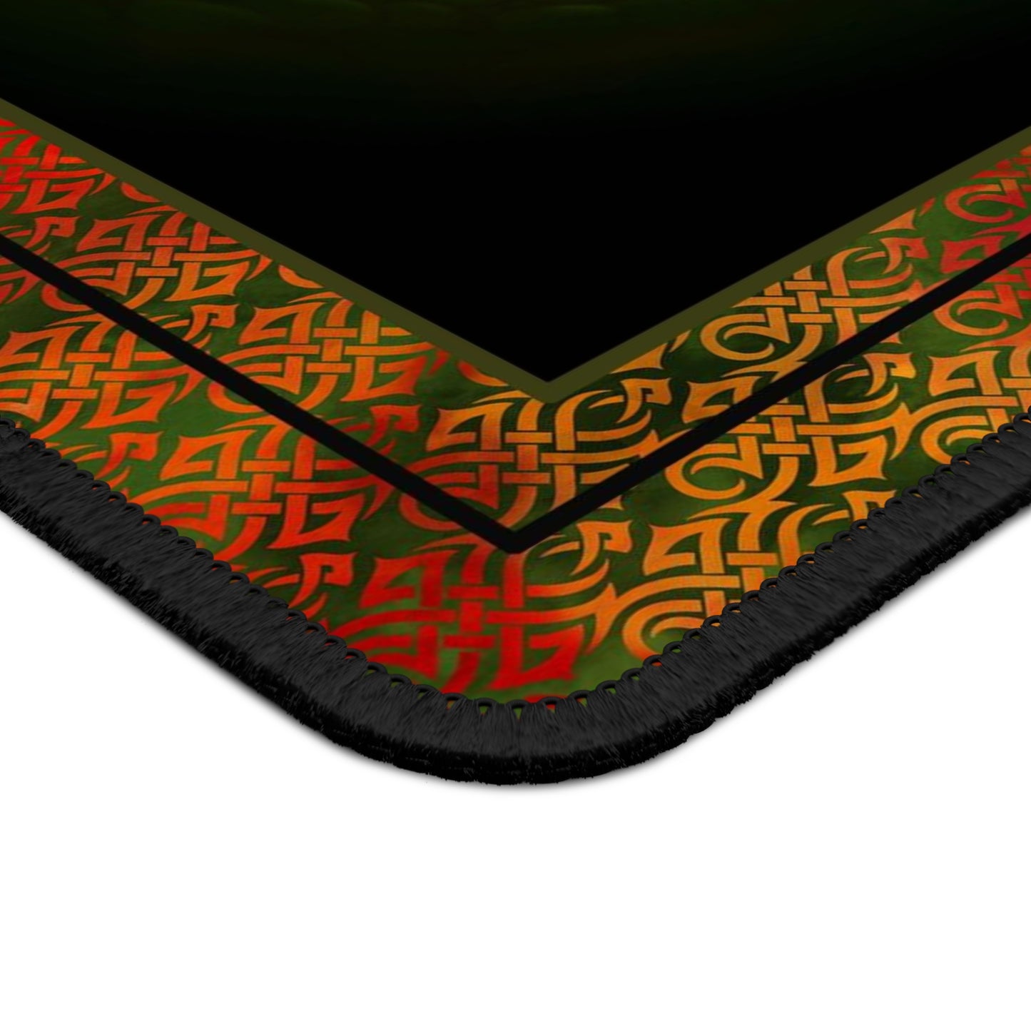 Mouse Pad-Gaming;  9x7 - "Dragons" [Fire Red-Green Eye] -