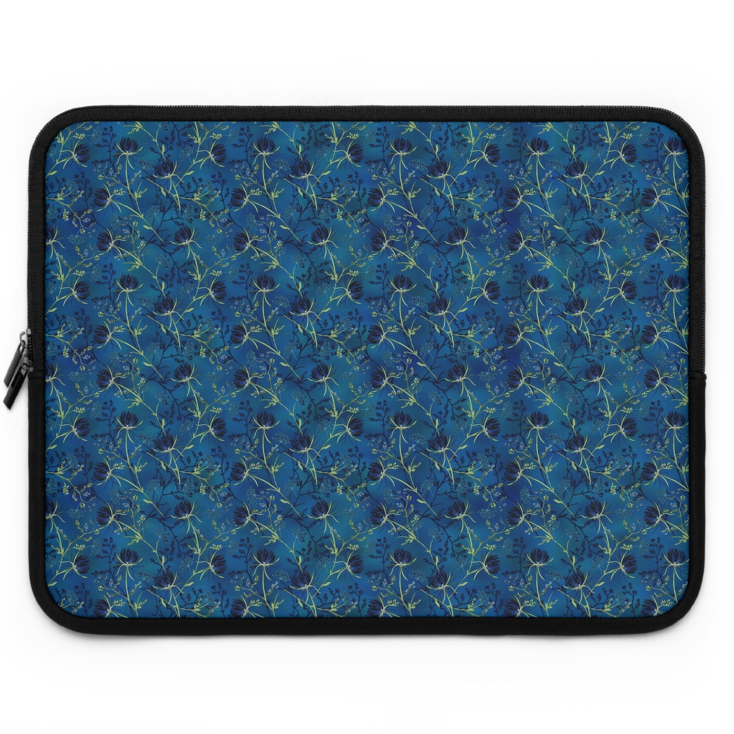 Laptop Sleeve:   [Blue Flowers]