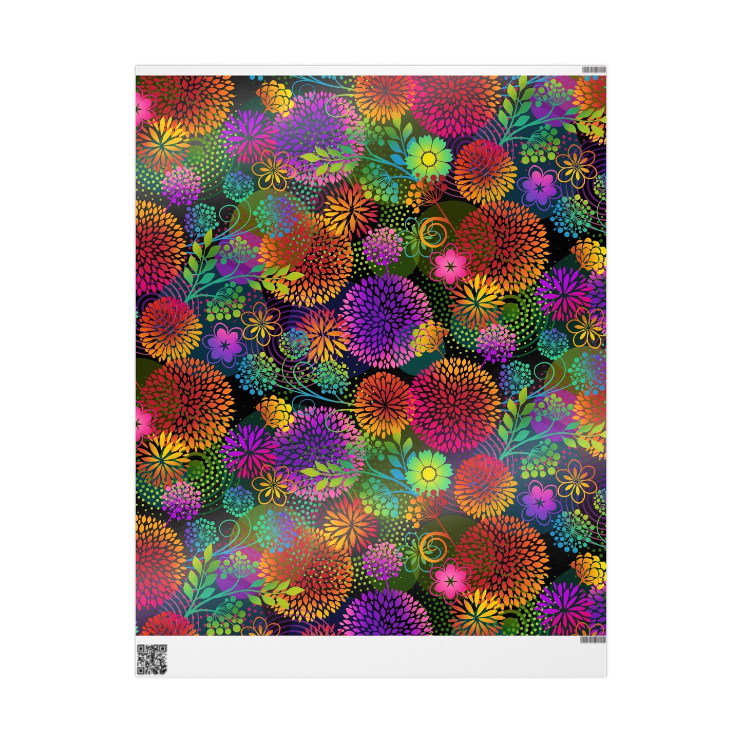 Wrapping Paper:  Unusual Garden [Bright Flowers]