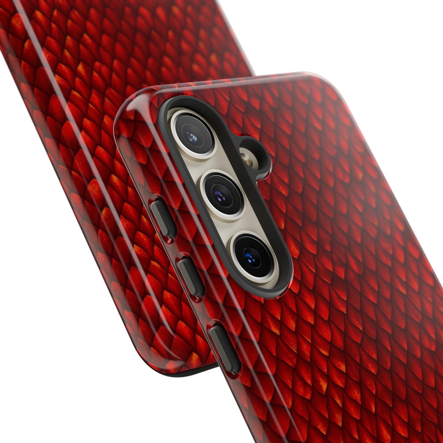 Samsung Galaxy Series Tough Case-Phone Case: Dragons [Red Scales]