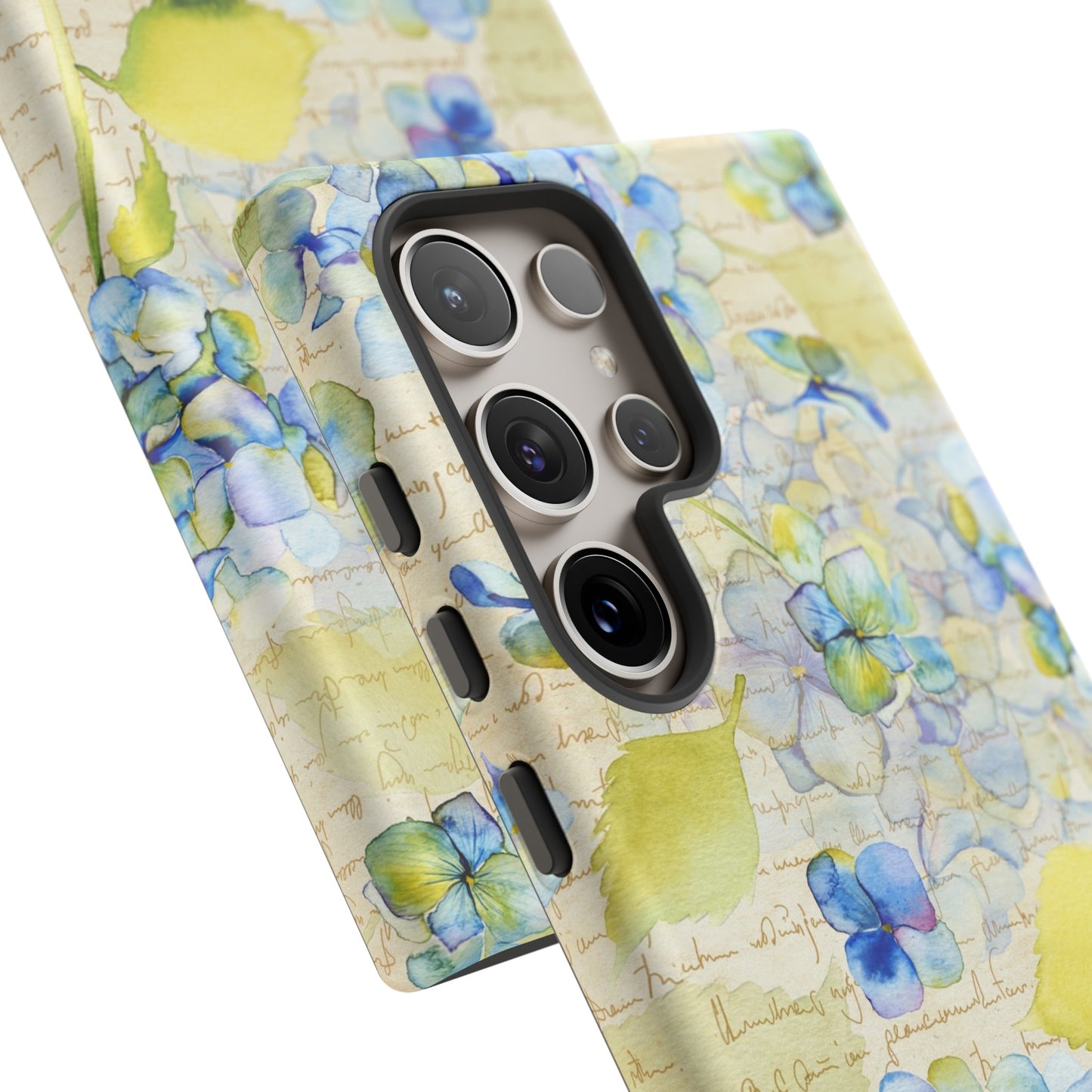 Samsung Galaxy Series Tough Case-Phone Case:  Leah [Flowers W/Script]