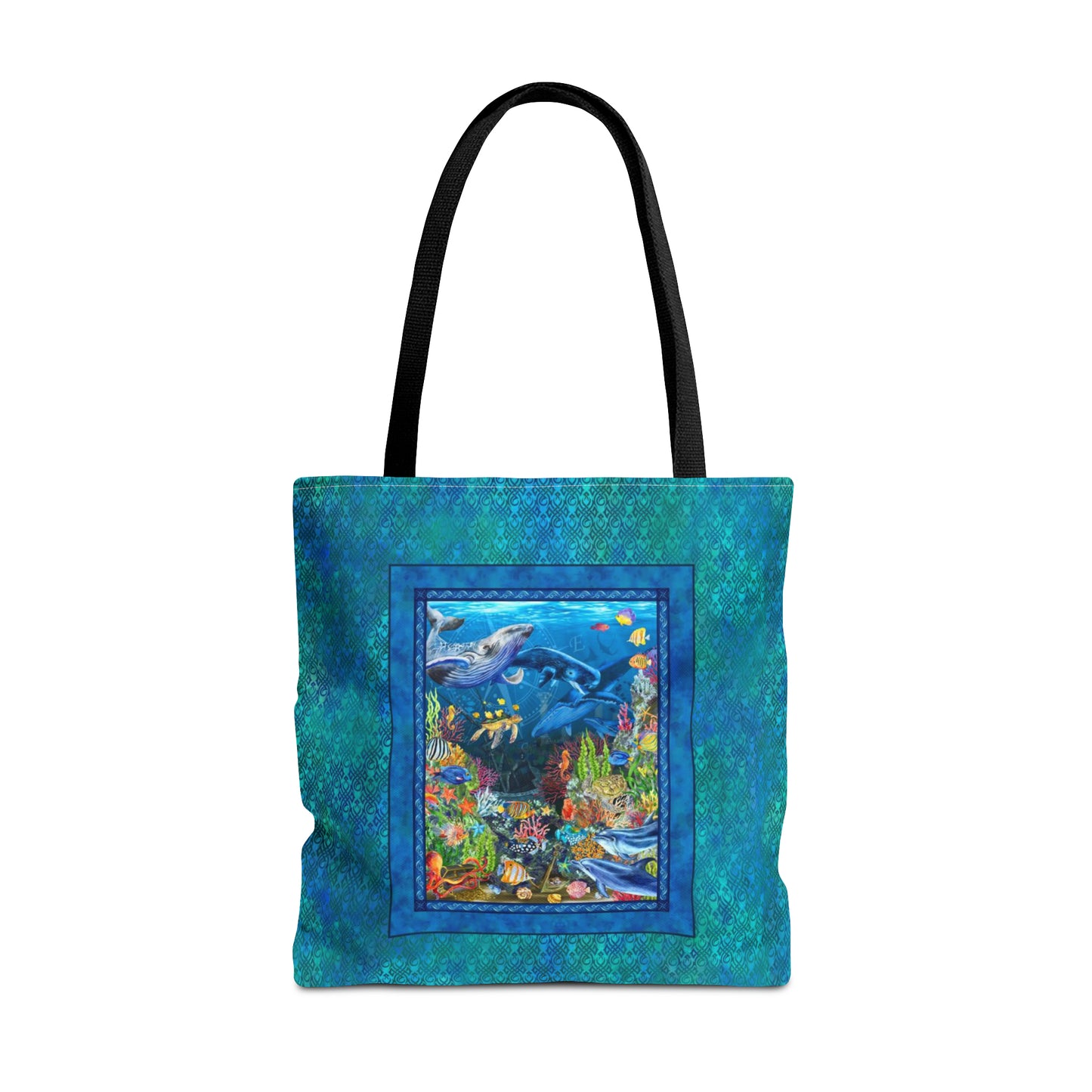 Tote Bag:  large-18x18;  "Calypso" [Sea Life Panel]