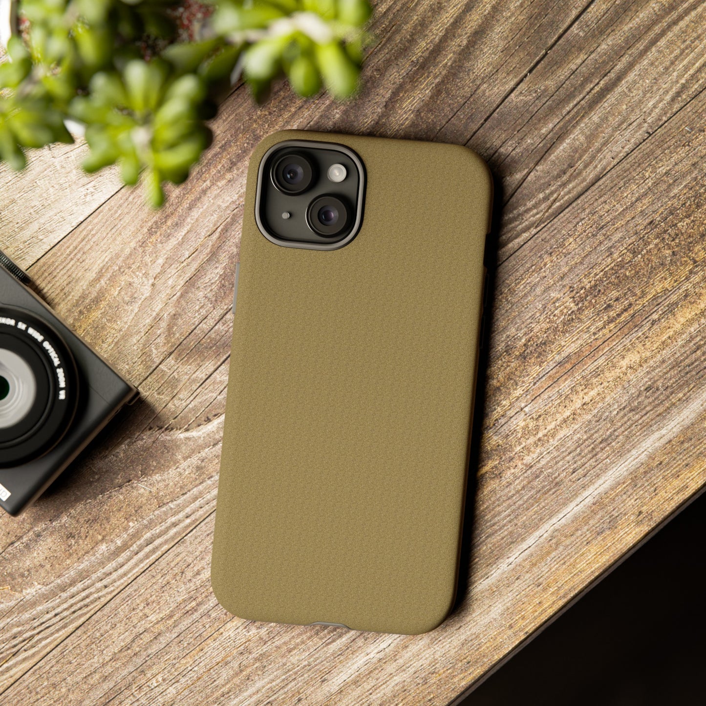 Apple I-Phone 15 (Series) Tough Case-Phone Case:  The Sun, The Moon, And The Stars [Gold Sparkle]