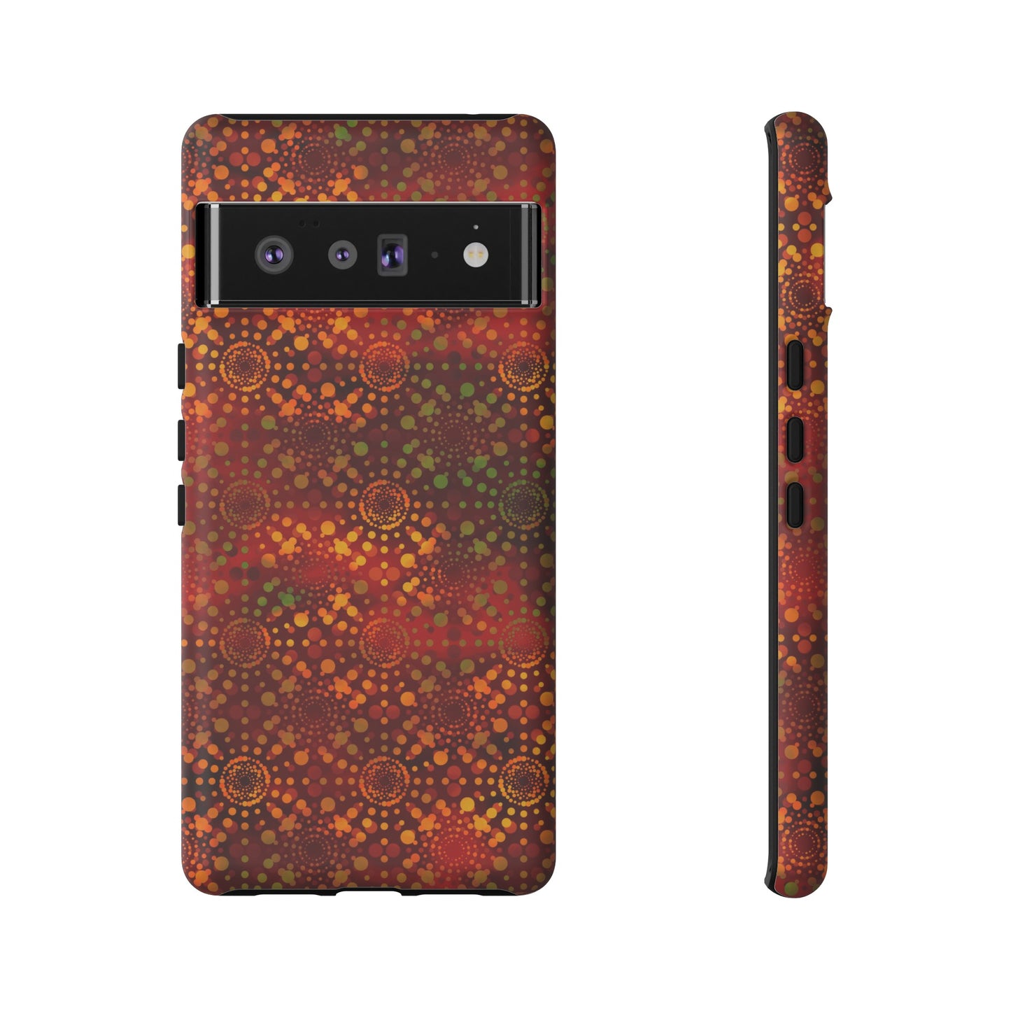 Google Pixel Tough Case-Phone Case: Dreamscapes [Red Kaliedoscope]