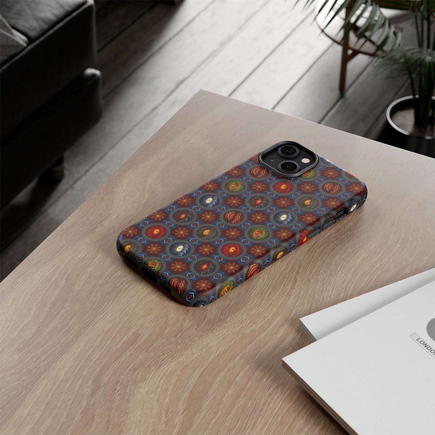 Apple I-Phone 14 (Series) Tough Case-Phone Case: Dragons [Eyes]