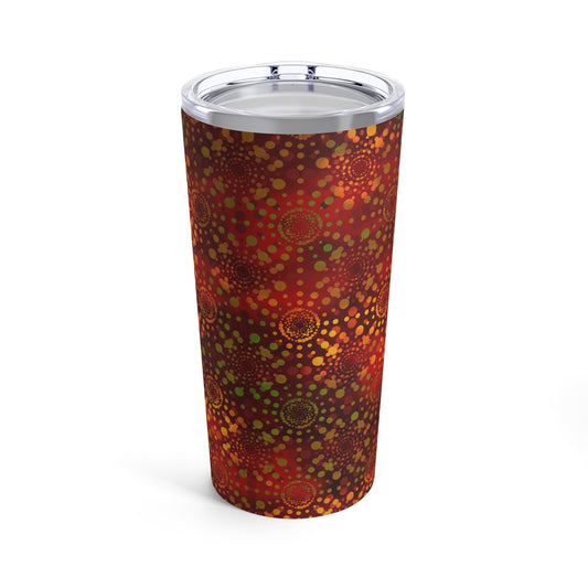 Thermal Tumbler: 20 oz: Dreamscapes [Red Kaleidoscope]