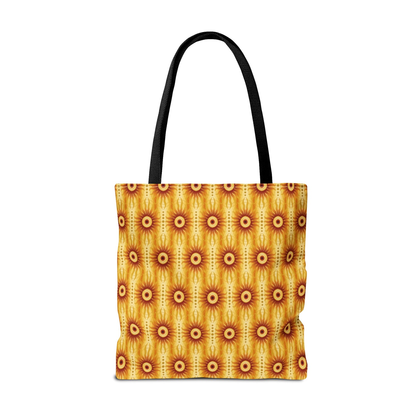 Tote Bag: Large:  ($24.23) Celestial [Crimson/Yellow-Sunbursts]
