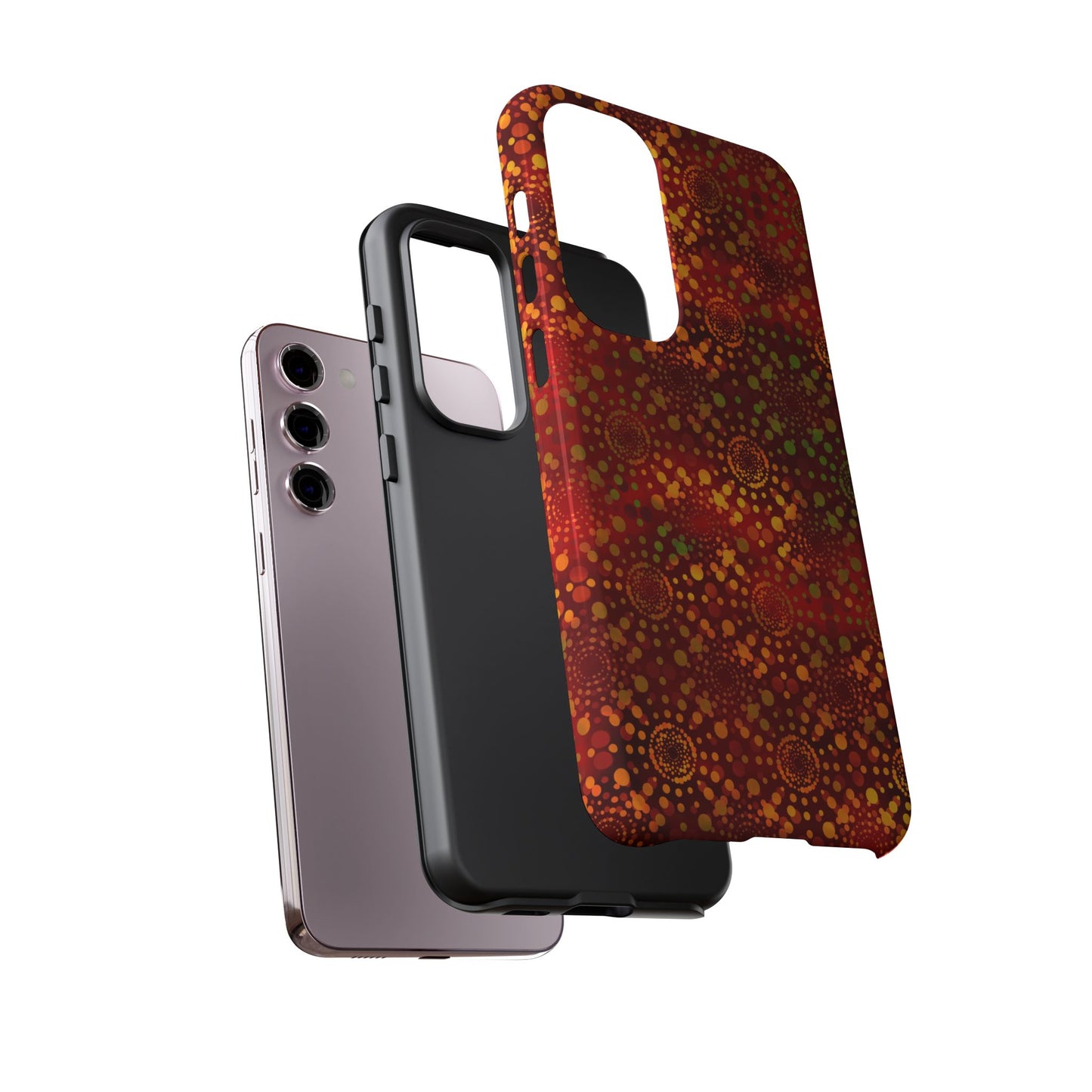 Samsung Galaxy S23 - Tough Phone Case: Dreamscapes [Red Kaleidoscope]
