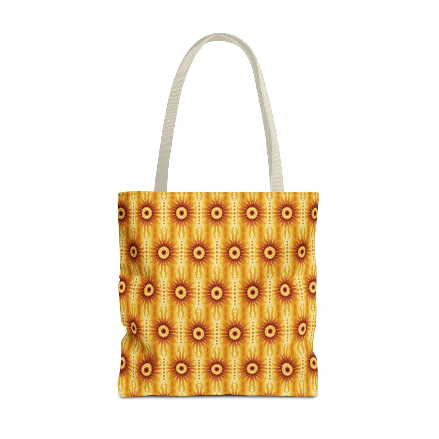 Tote Bag: Large:  ($24.23) Celestial [Crimson/Yellow-Sunbursts]