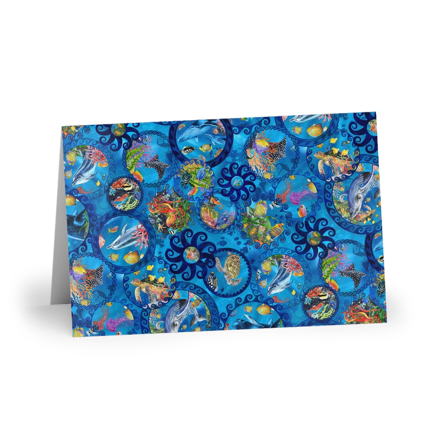 NOTE CARDS: CALYPSO [Undersea Life-Circles]
