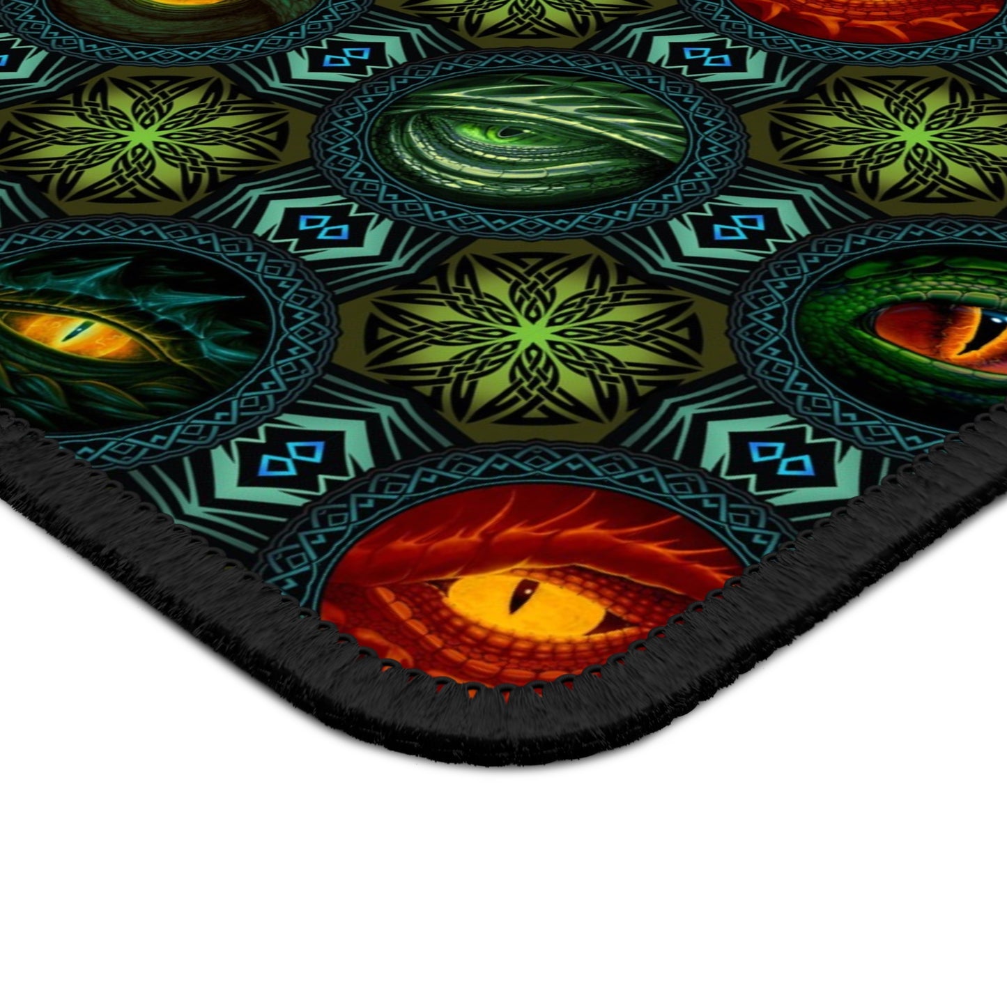 Mouse Pad-Gaming;  9x7:  Emerald Dragon [Dagon Eyes]