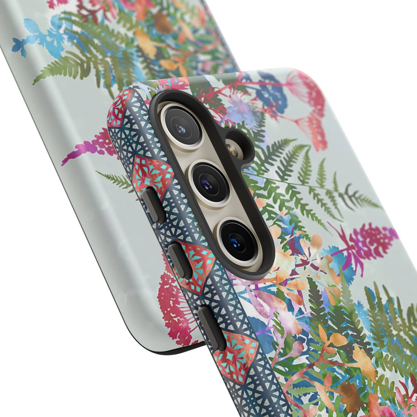 Samsung Galaxy Series Tough Case-Phone Case:  Haven [Flower Border 2]