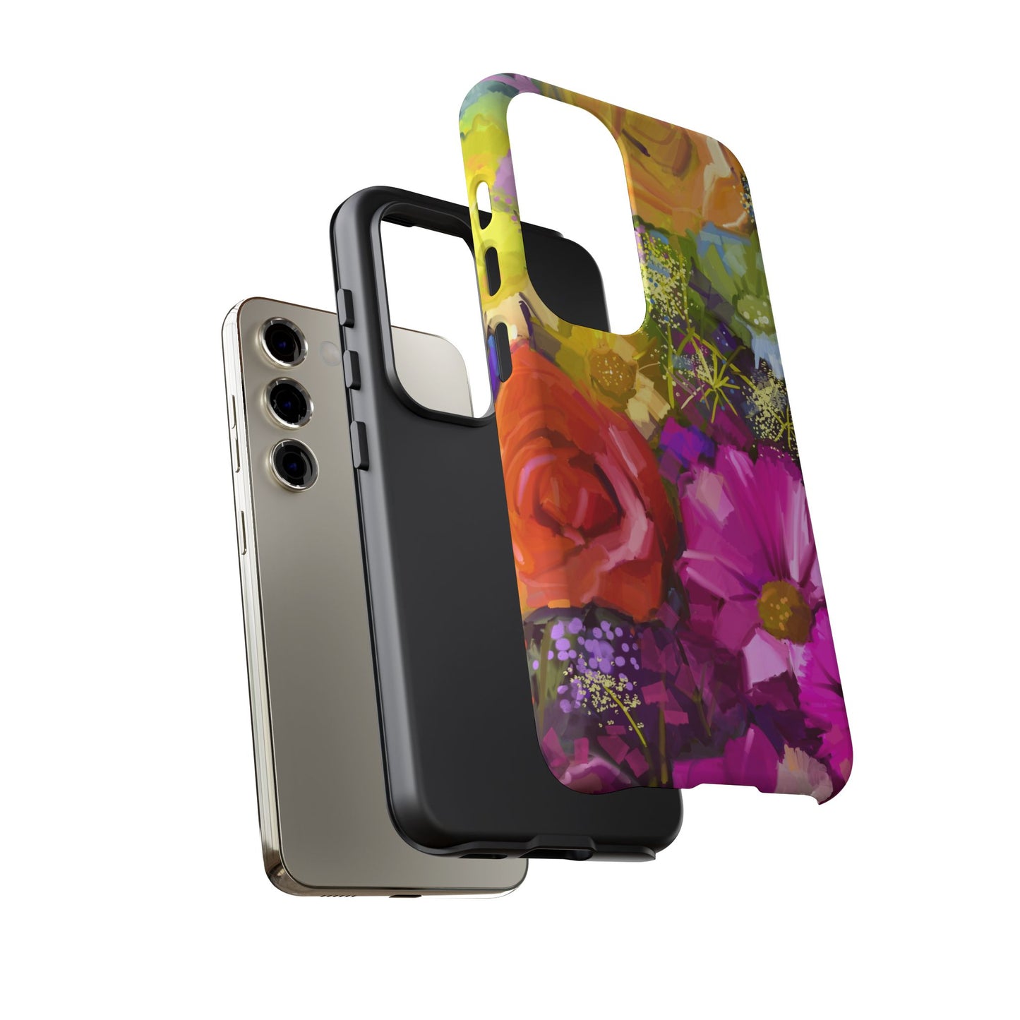 Samsung Galaxy S23 - Tough Case-Phone Case:  Year of Art [Flowers]