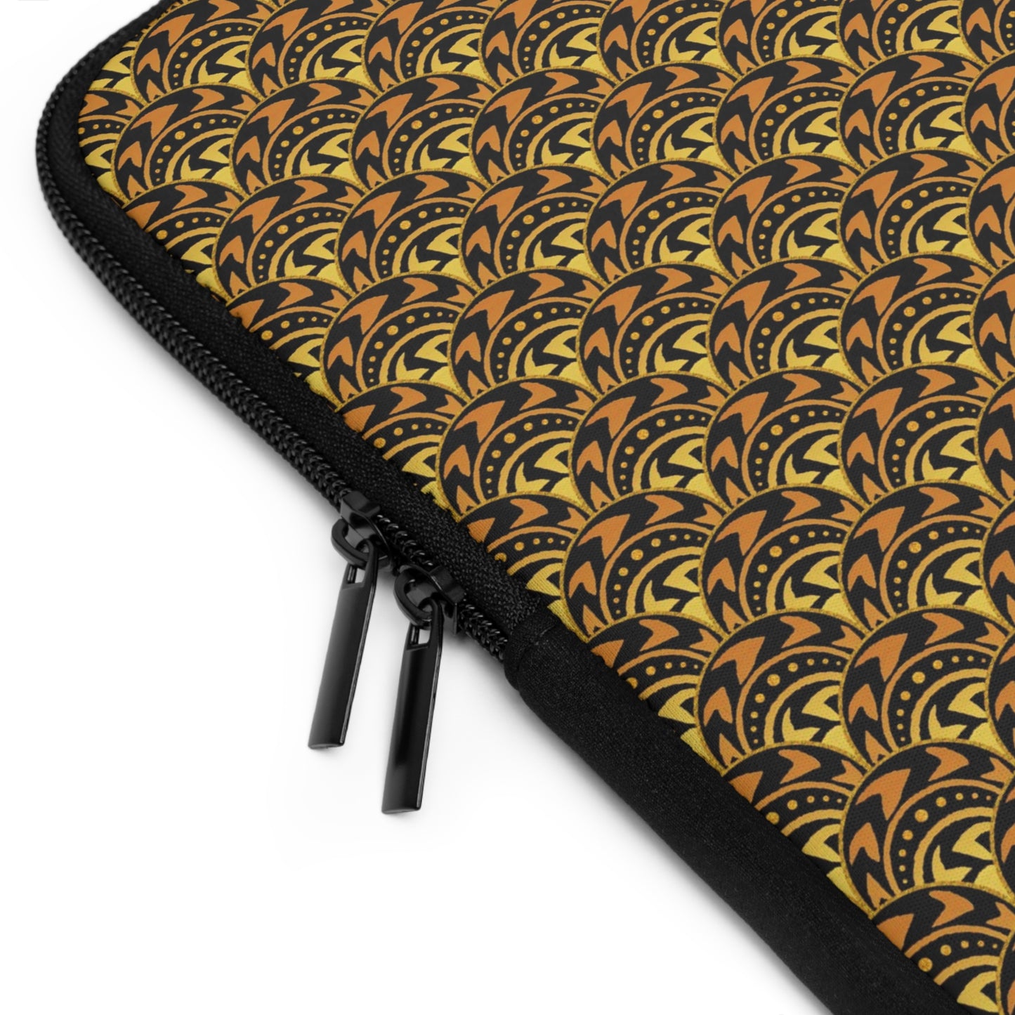 Laptop Sleeve :  Celestial [Gold/Black-Scallops]