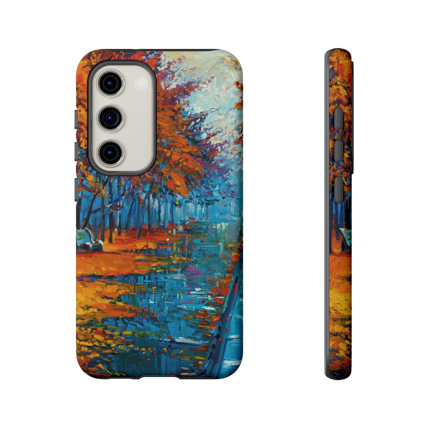 Samsung Galaxy S23 - Tough Case-Phone Case:  Year of Art [Fall Bench]