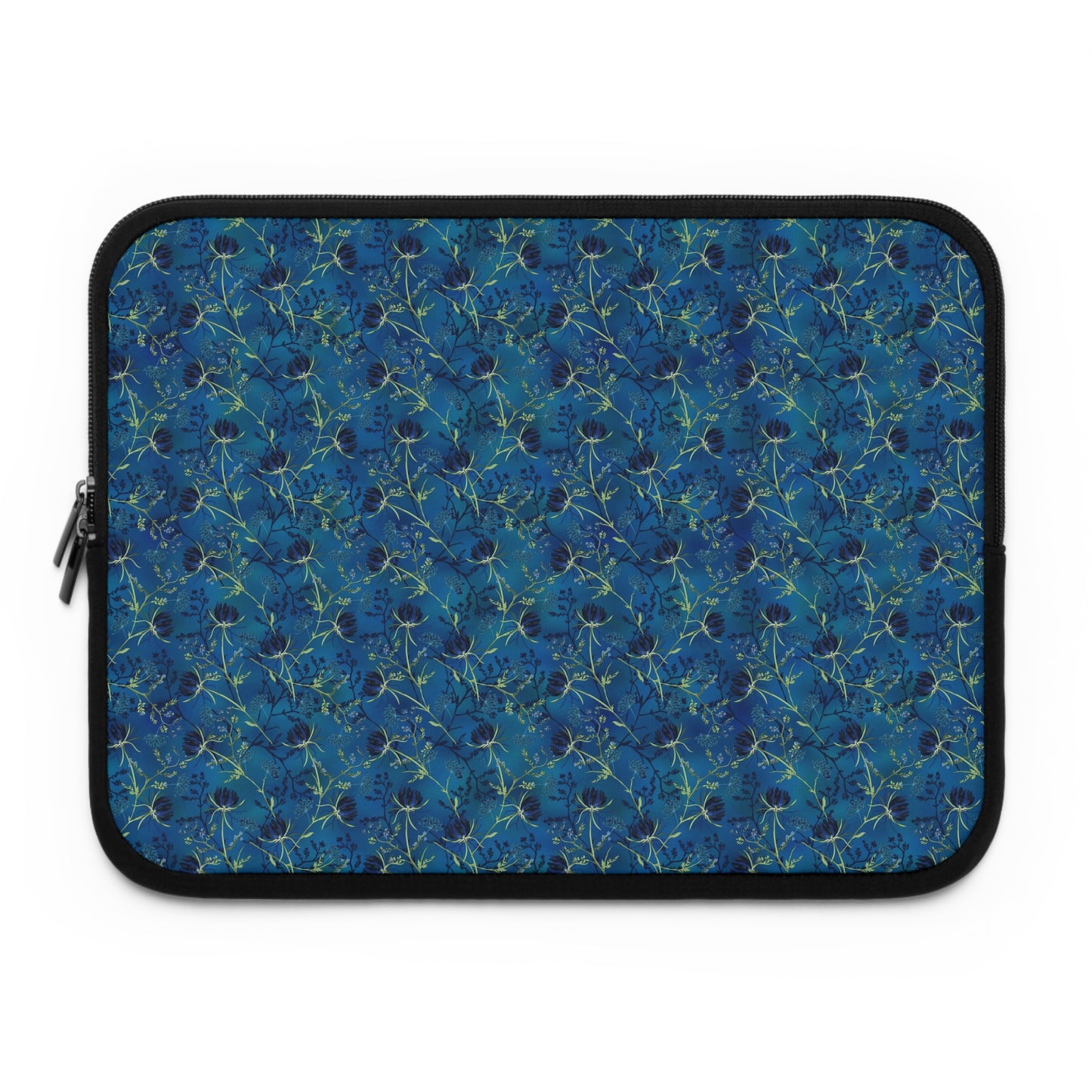 Laptop Sleeve:   [Blue Flowers]