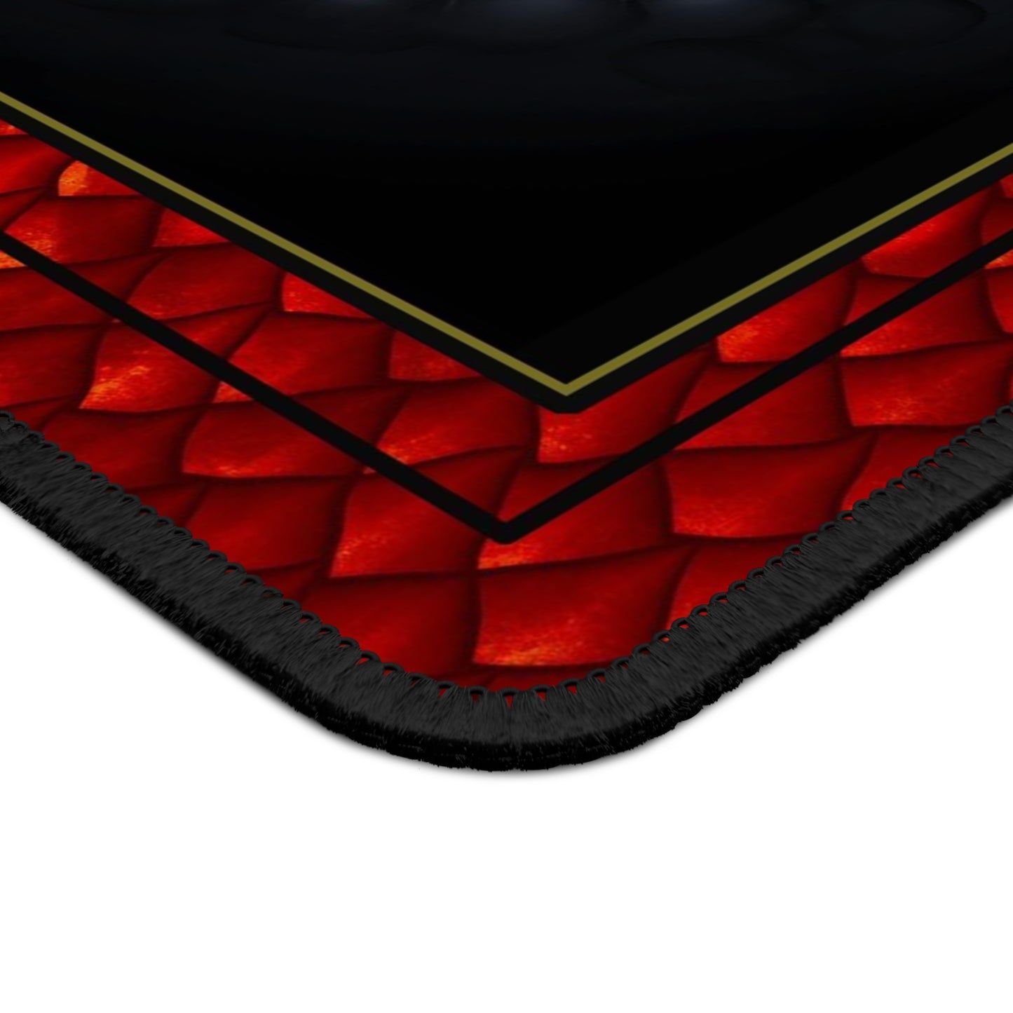 Mouse Pad-Gaming;  9x7 - "Dragons" [Red Scales-Black Eye]