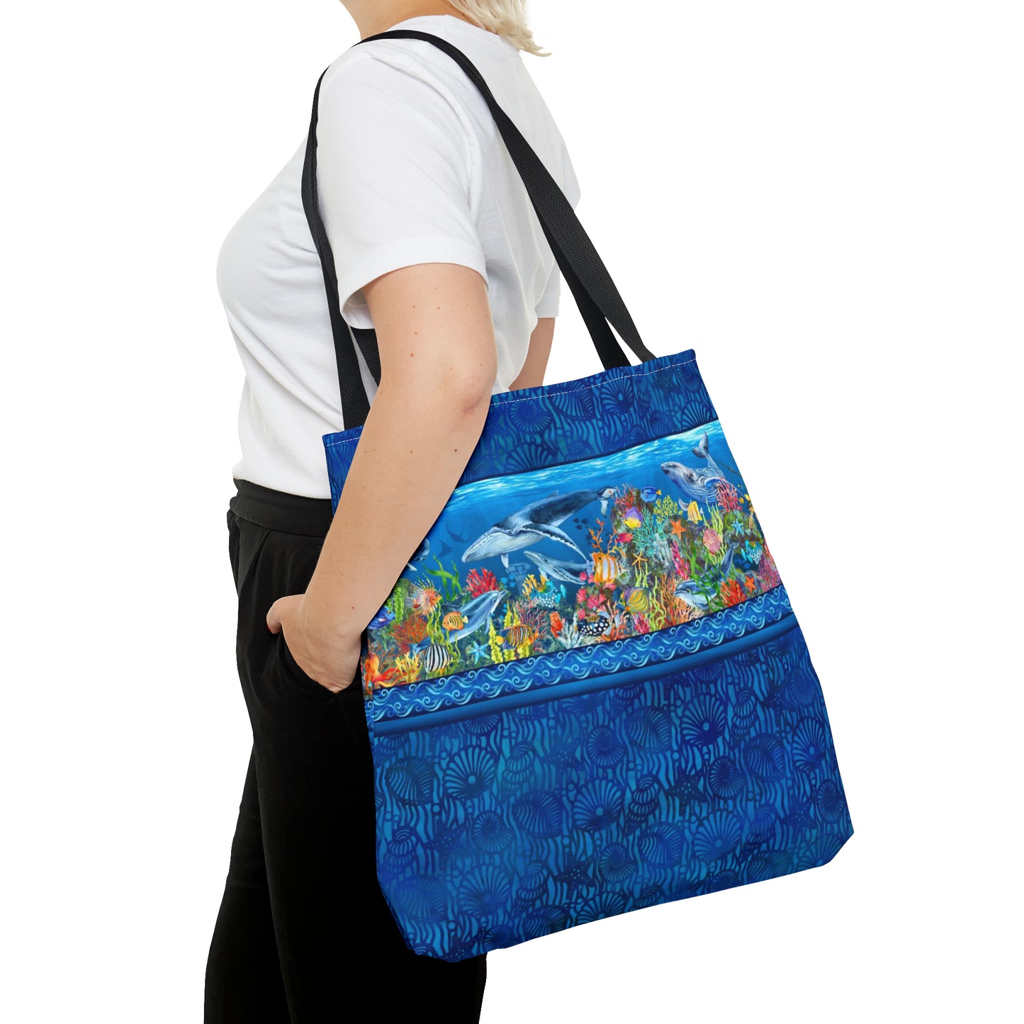 Tote Bag:  large-18x18;  "Calypso"