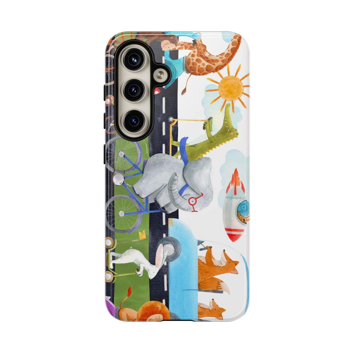 Samsung Galaxy Series Tough Case-Phone Case:  On The Go [Animals]
