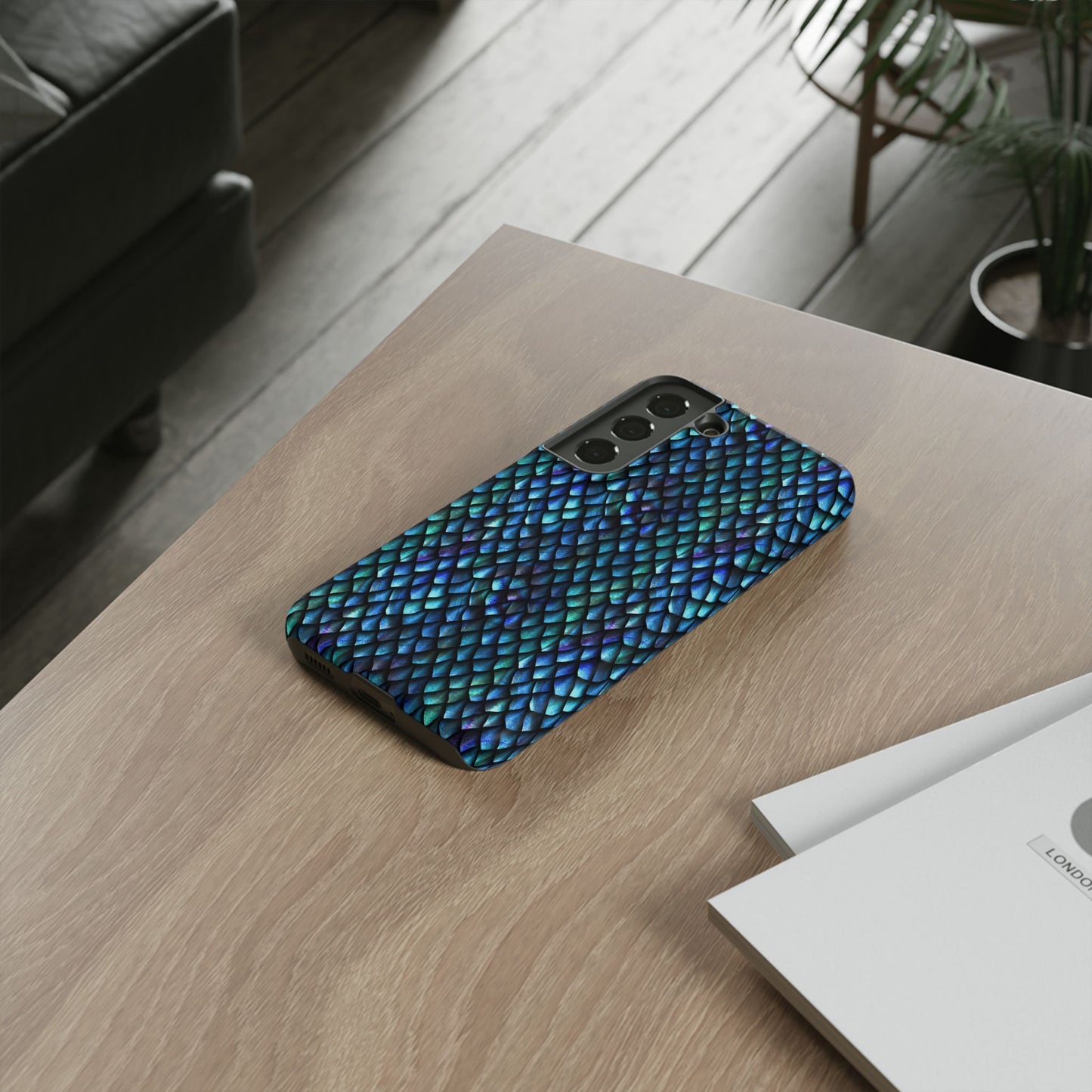Samsung Galaxy S22 - Tough Case-Phone Case:  Dragons [Luminescent Scales]