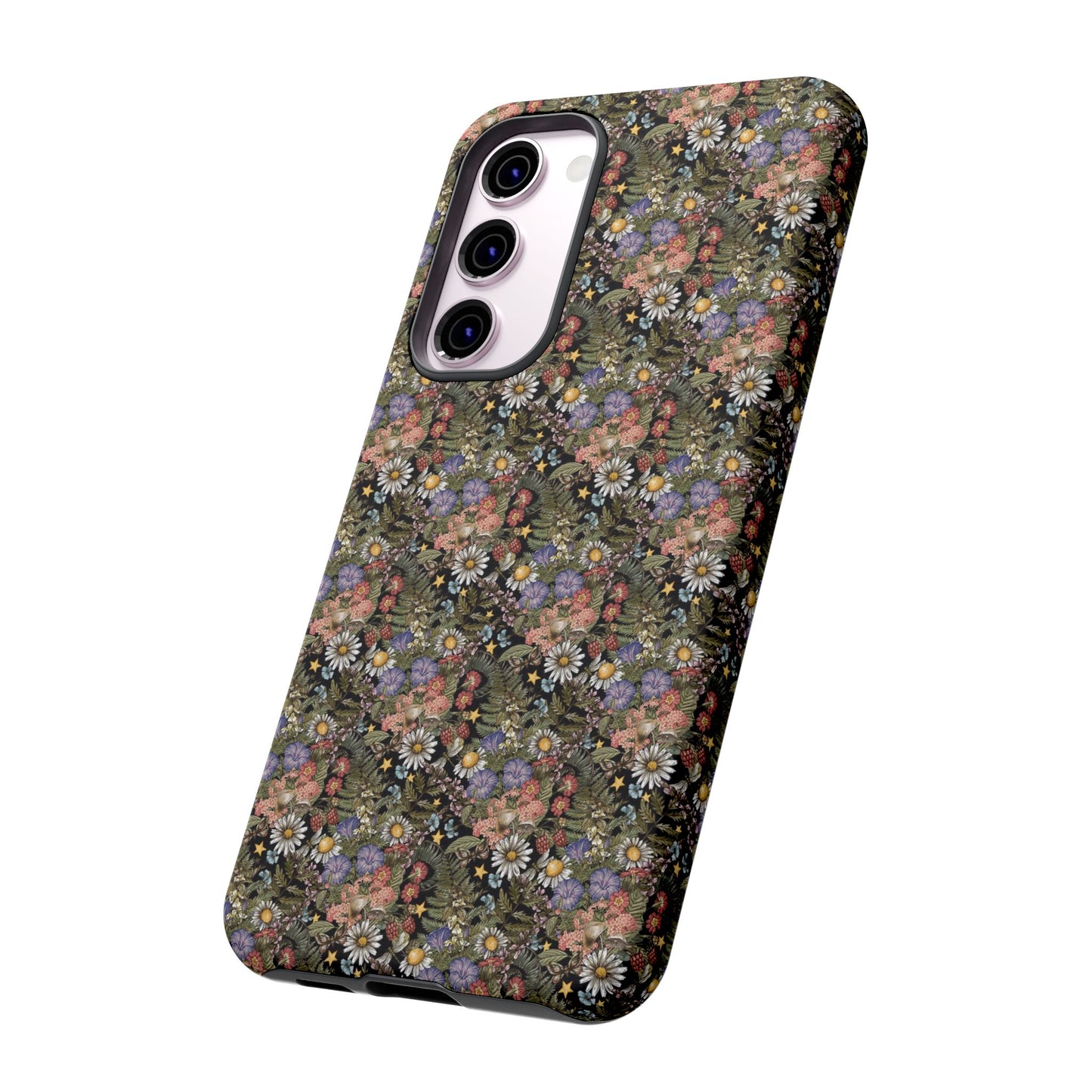 Samsung Galaxy S23 - Tough Case-Phone Case: The Sun, The Moon And The Stars [Flowers]