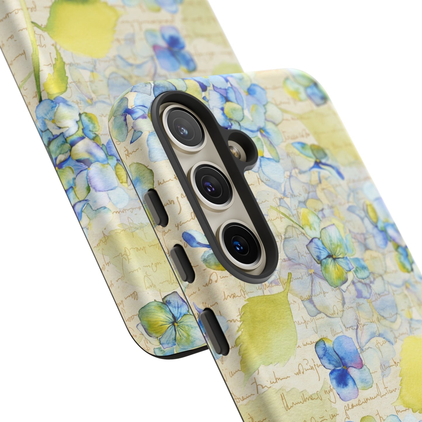 Samsung Galaxy Series Tough Case-Phone Case:  Leah [Flowers W/Script]