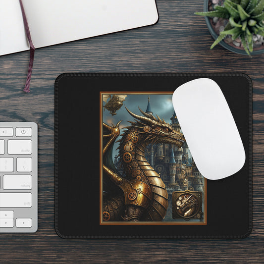 Mouse Pad-Gaming;  9x7:  Steampunk Dragon [Dagon/Panel]