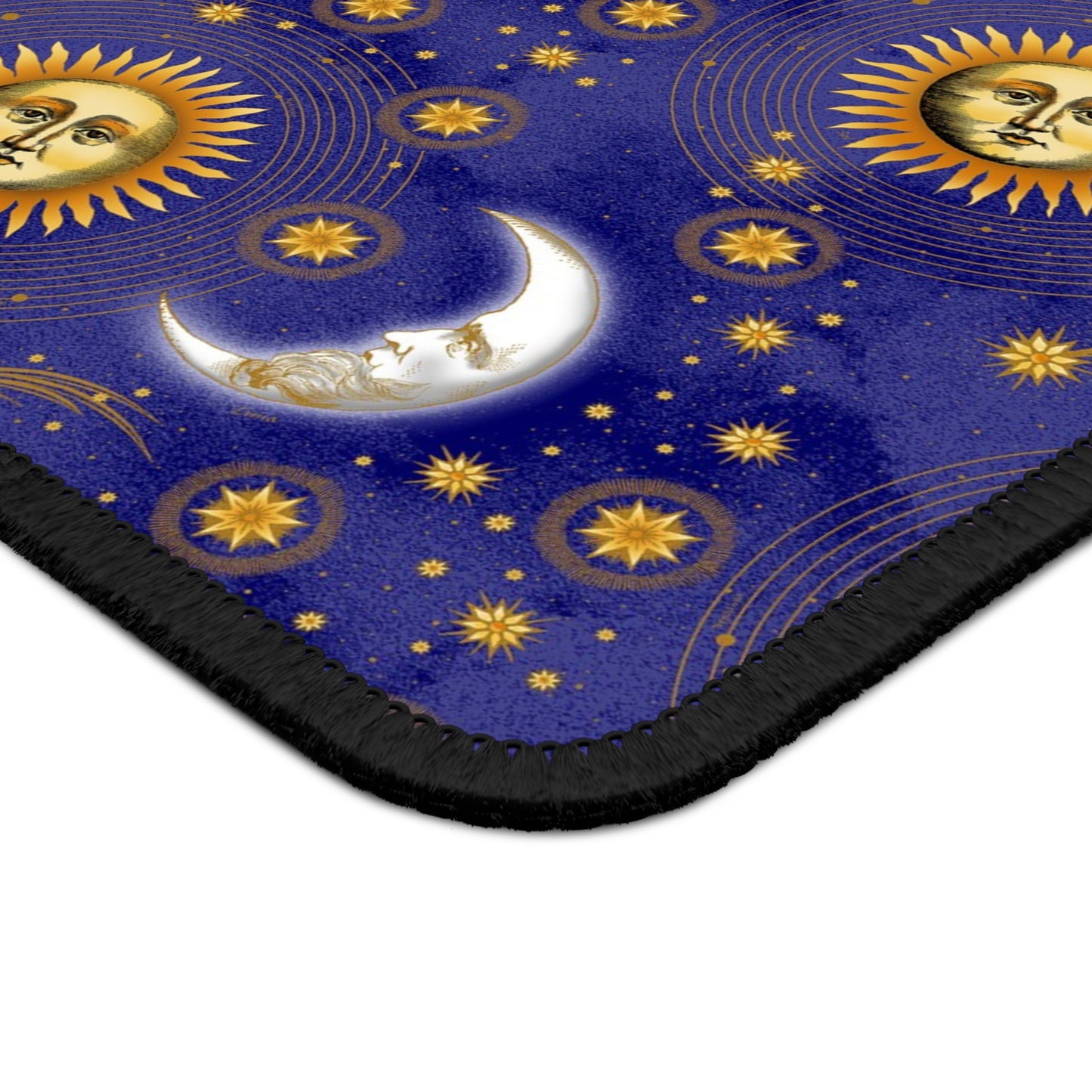 Mouse Pad-Gaming:  Celestial [Sun, Moon, Stars-Blue]