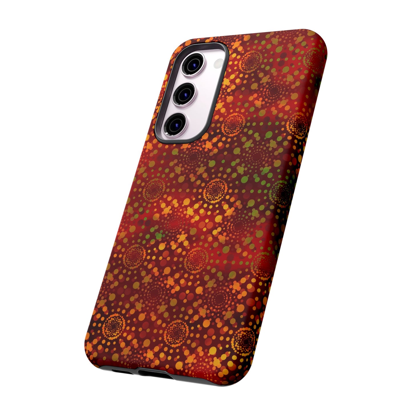 Samsung Galaxy S23 - Tough Phone Case: Dreamscapes [Red Kaleidoscope]
