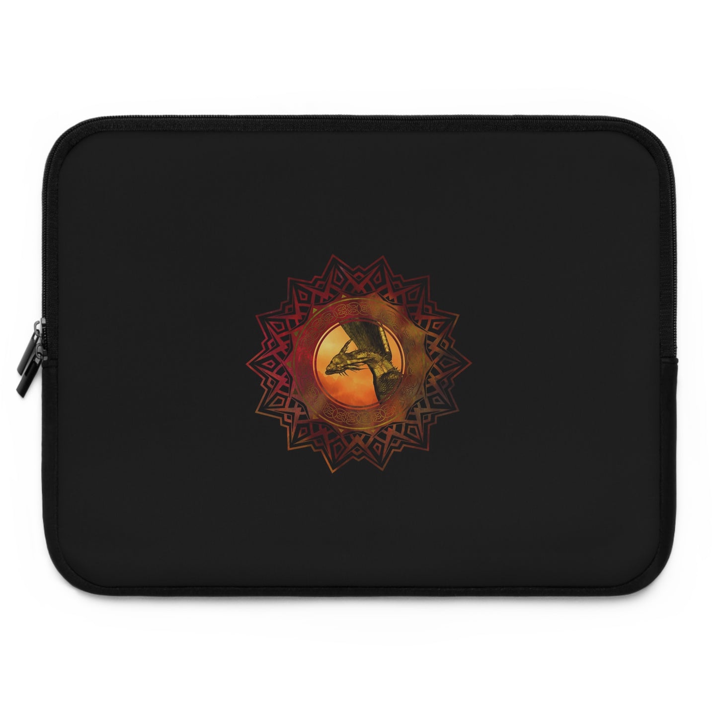 Mystic Mushroom Laptop Sleeve — Boho Fungi Mandala Protective Case